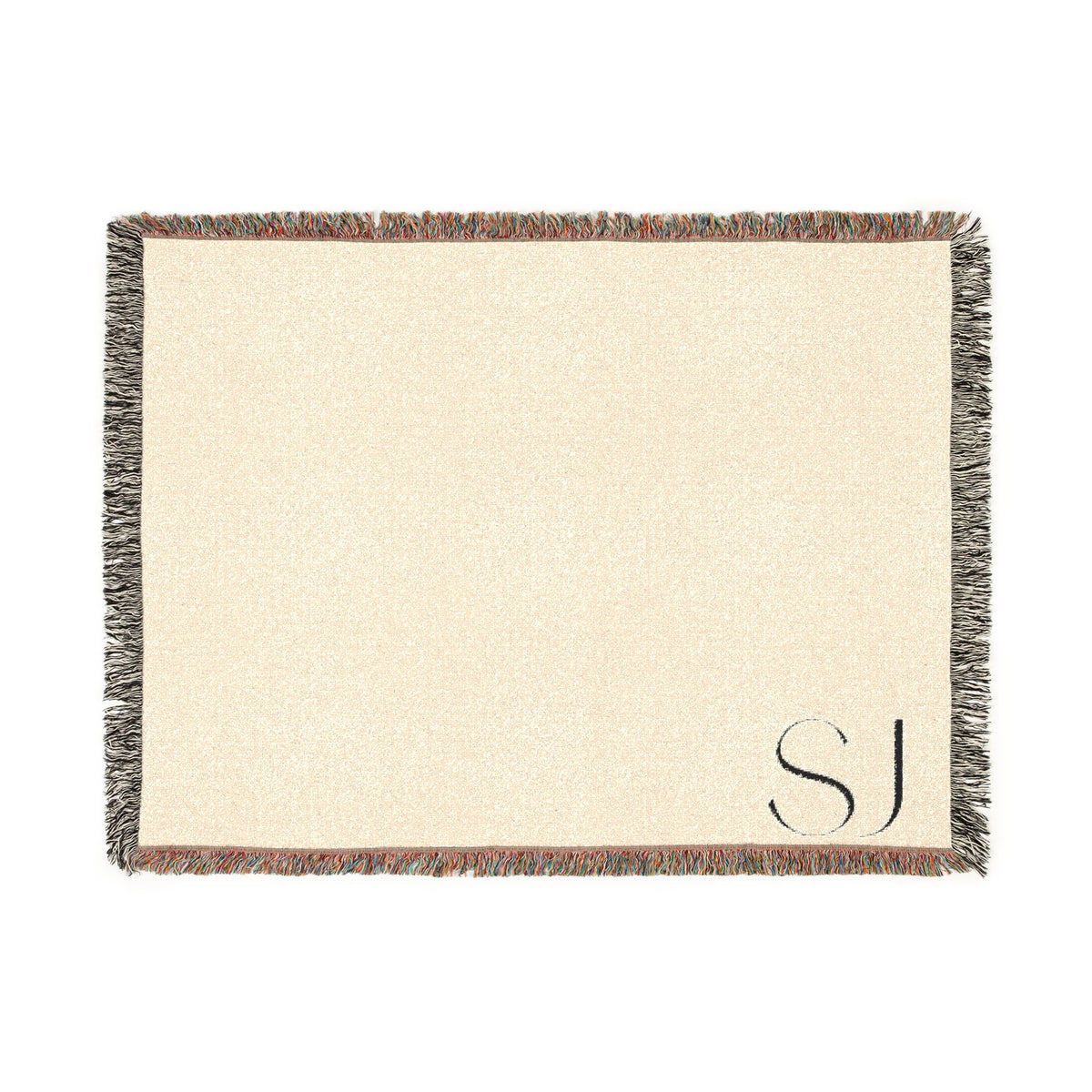The Beaumont Monogram Woven Throw